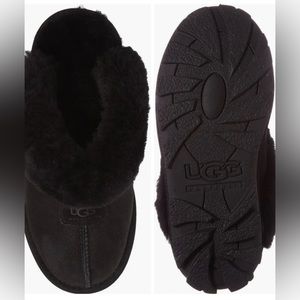 Black Ugg coquette slip on size 10